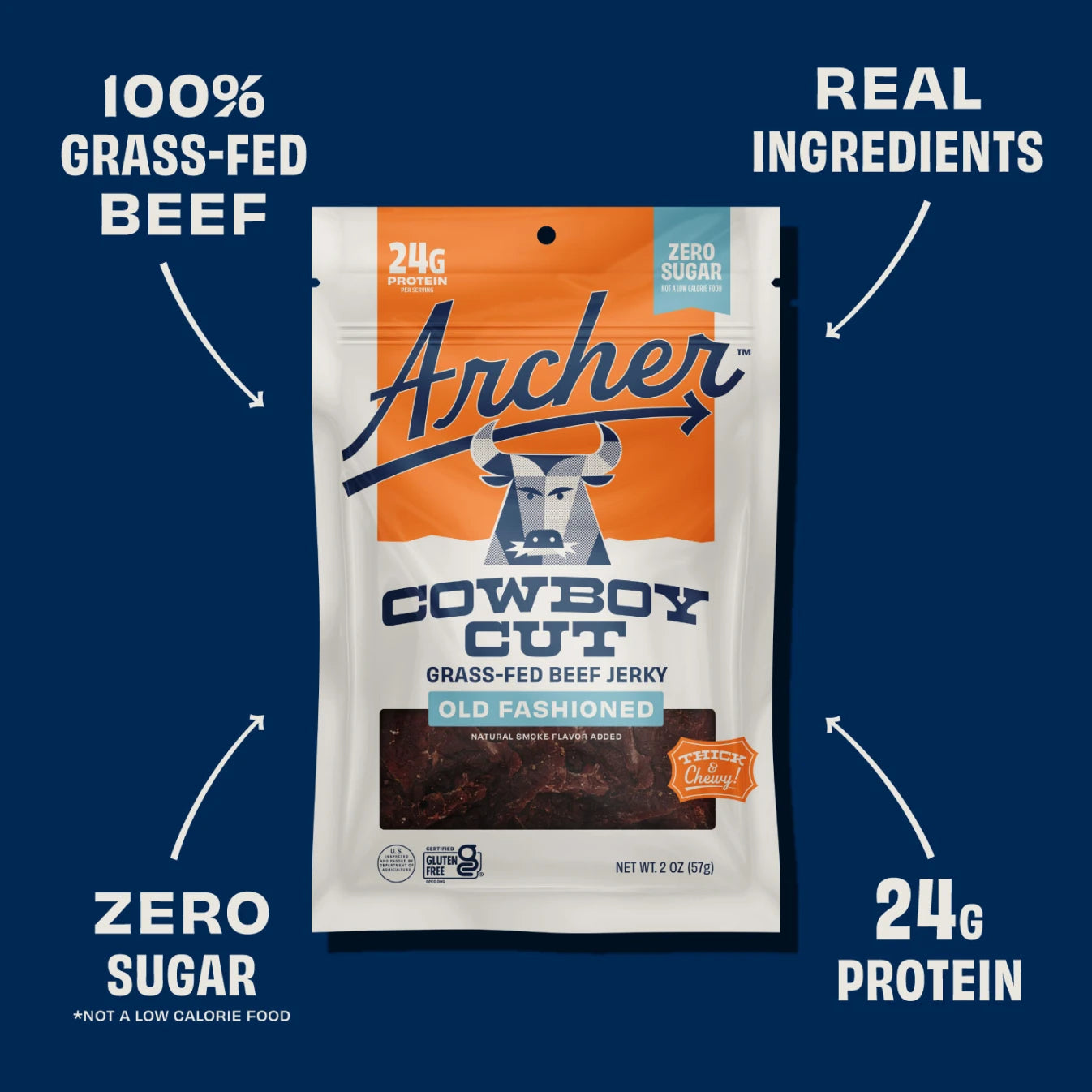 Cowboy Cut Old Fashioned Beef Jerky