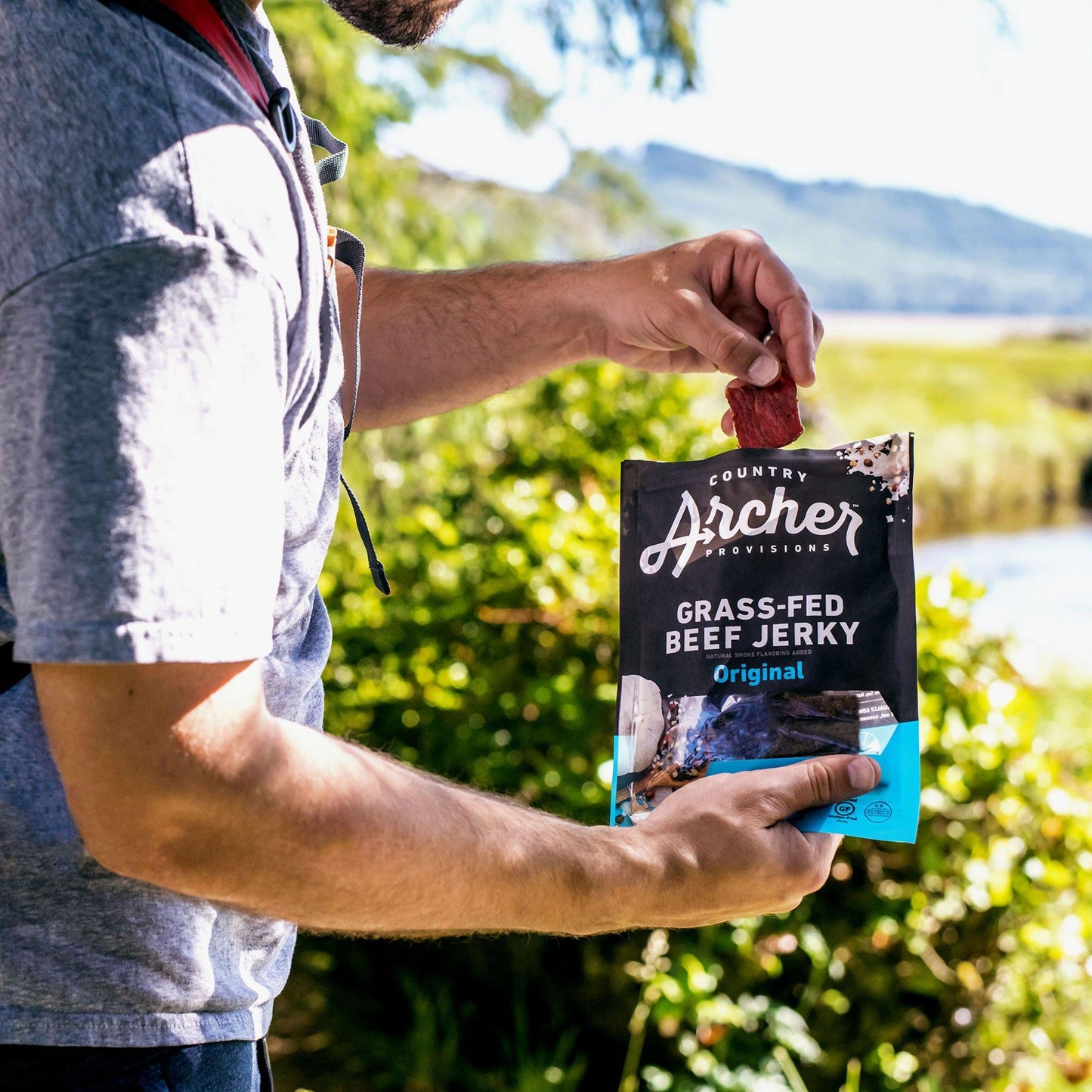 Original Beef Jerky by Country Archer, Original Beef Jerky, Beef - Gluten-Free - Gra, original-beef-jerky, , 2.5oz Bag