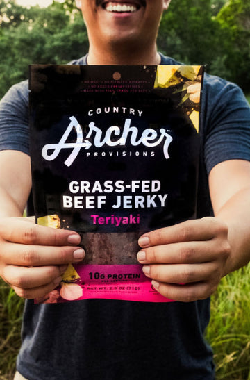 Country Archer Grass-Fed Beef Jerky - Teriyaki