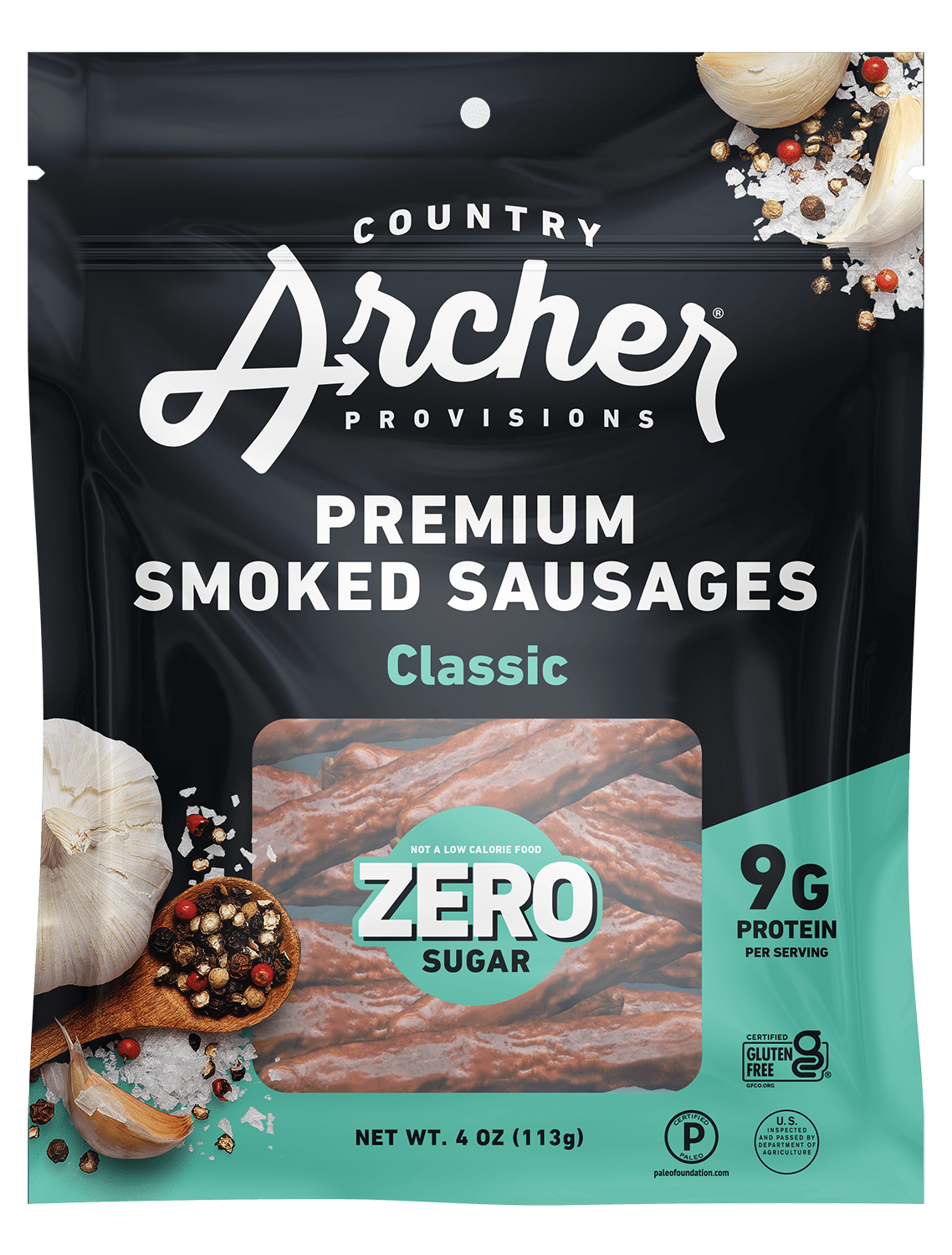 Premium Smoked Sausages Zero Sugar