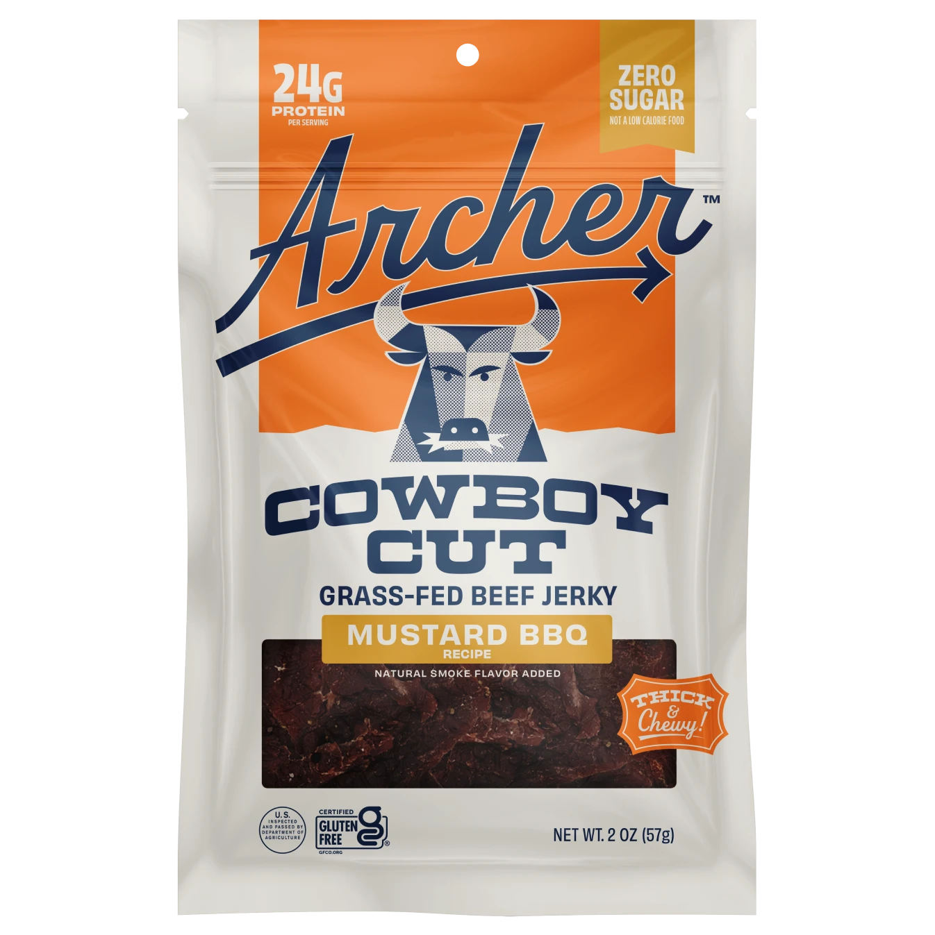 Cowboy Cut Mustard BBQ Beef Jerky
