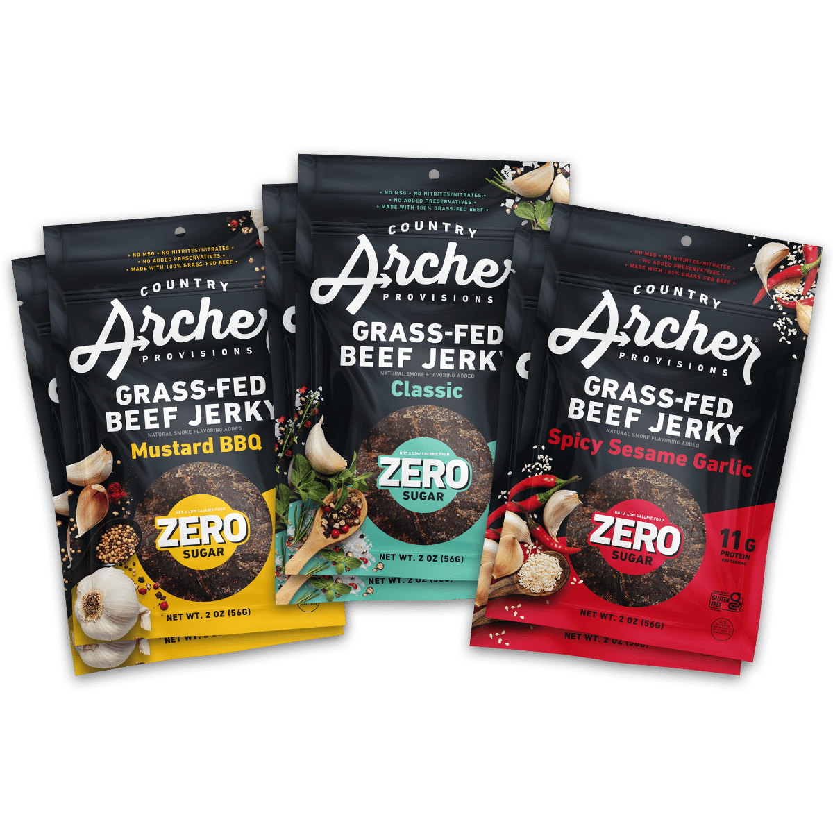  Keto Beef Jerky Starter Gift Pack by Country Archer, Keto Beef Jerky Starter Gift Pack, Beef - gifts - Jerky - Keto - Real Ingredients - variety packs - Zero, keto-beef-jerky-starter-gift-pack, , 